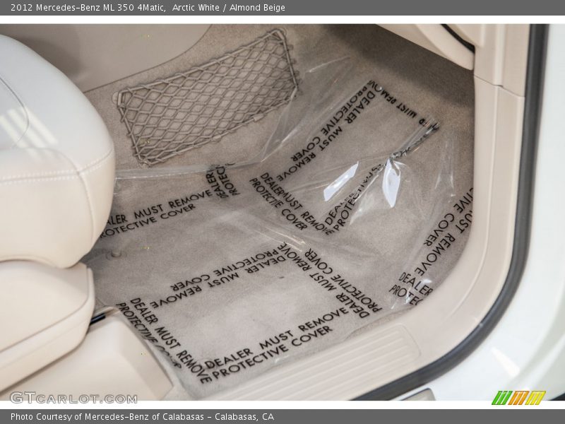 Arctic White / Almond Beige 2012 Mercedes-Benz ML 350 4Matic