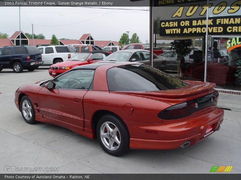Sunset Orange Metallic / Ebony 2001 Pontiac Firebird Coupe