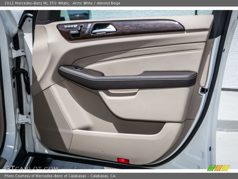 Arctic White / Almond Beige 2012 Mercedes-Benz ML 350 4Matic