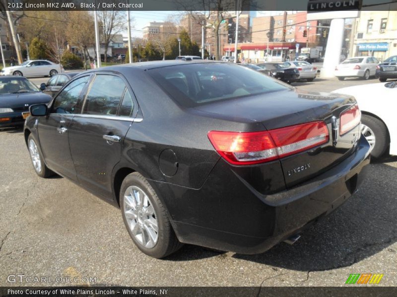 Black / Dark Charcoal 2012 Lincoln MKZ AWD