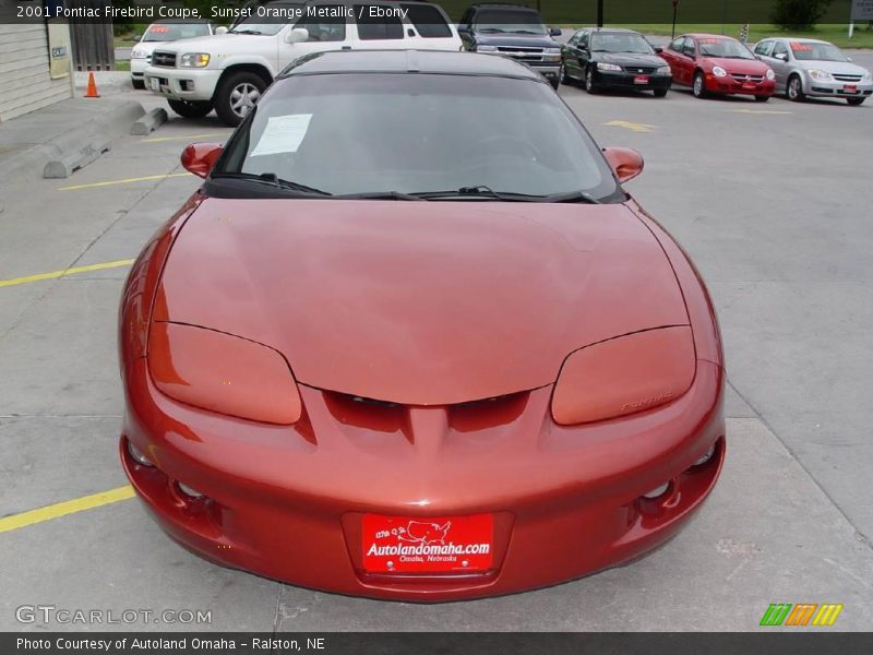Sunset Orange Metallic / Ebony 2001 Pontiac Firebird Coupe