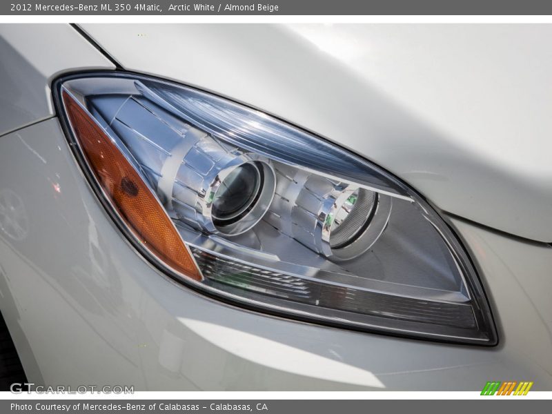 Arctic White / Almond Beige 2012 Mercedes-Benz ML 350 4Matic