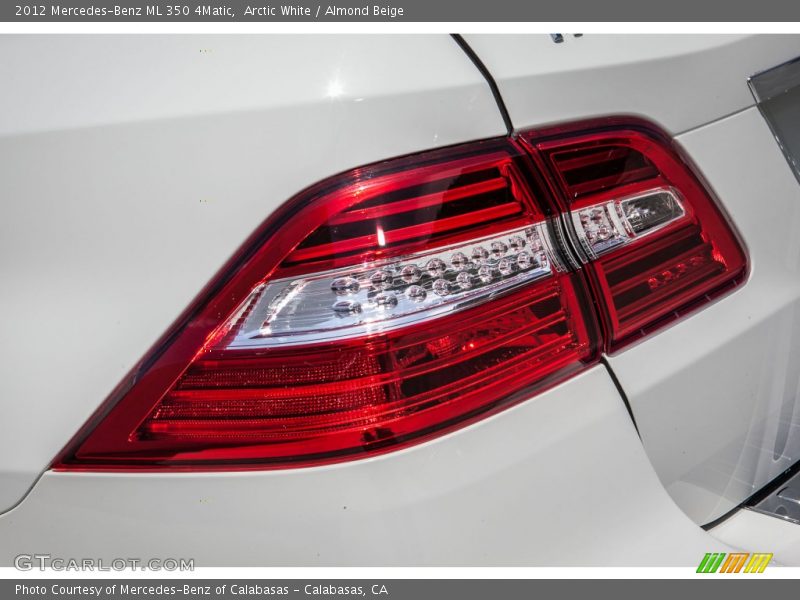 Arctic White / Almond Beige 2012 Mercedes-Benz ML 350 4Matic
