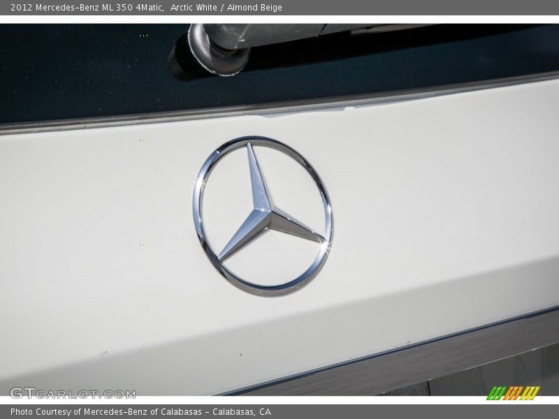 Arctic White / Almond Beige 2012 Mercedes-Benz ML 350 4Matic