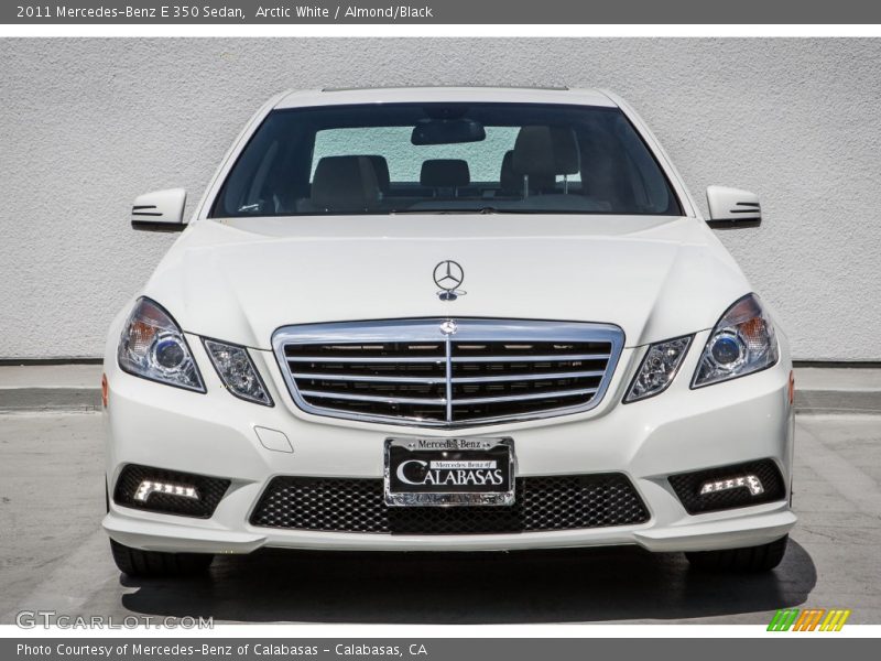 Arctic White / Almond/Black 2011 Mercedes-Benz E 350 Sedan