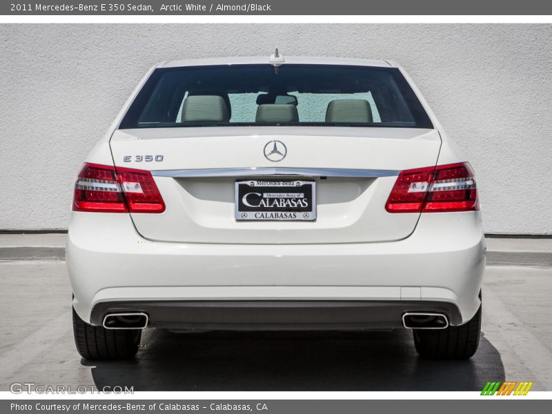 Arctic White / Almond/Black 2011 Mercedes-Benz E 350 Sedan