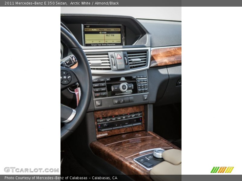 Arctic White / Almond/Black 2011 Mercedes-Benz E 350 Sedan