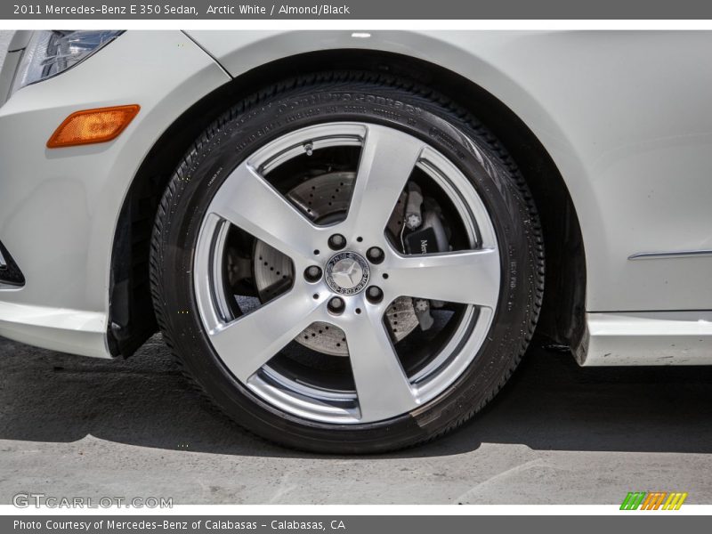 Arctic White / Almond/Black 2011 Mercedes-Benz E 350 Sedan