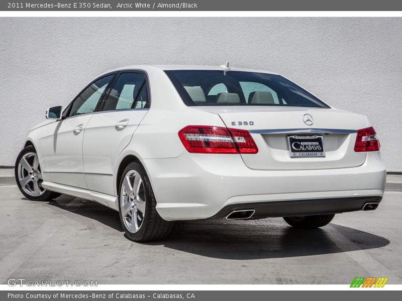 Arctic White / Almond/Black 2011 Mercedes-Benz E 350 Sedan