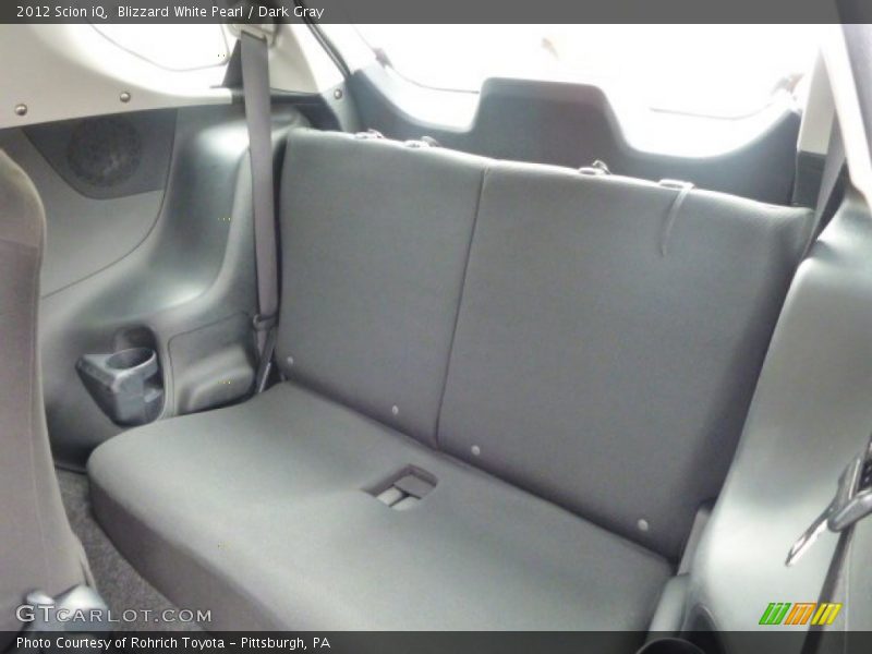Blizzard White Pearl / Dark Gray 2012 Scion iQ