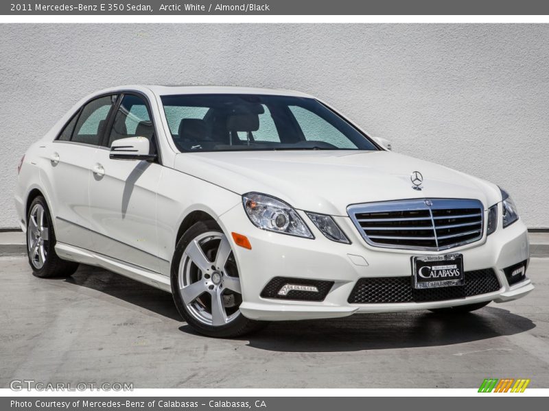 Arctic White / Almond/Black 2011 Mercedes-Benz E 350 Sedan