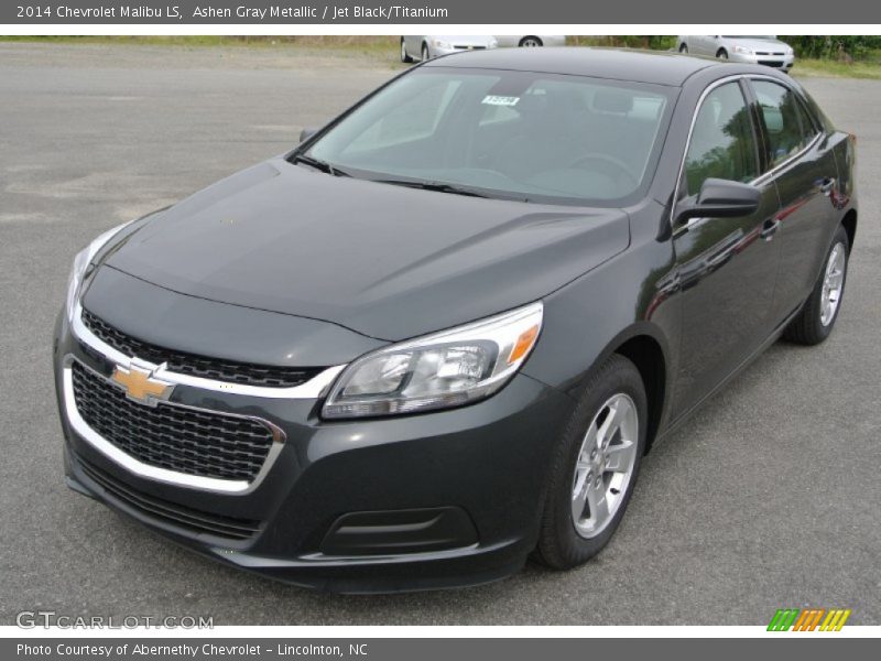 Ashen Gray Metallic / Jet Black/Titanium 2014 Chevrolet Malibu LS