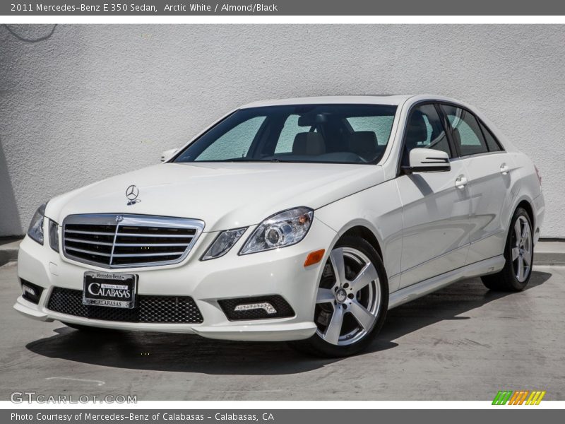Arctic White / Almond/Black 2011 Mercedes-Benz E 350 Sedan