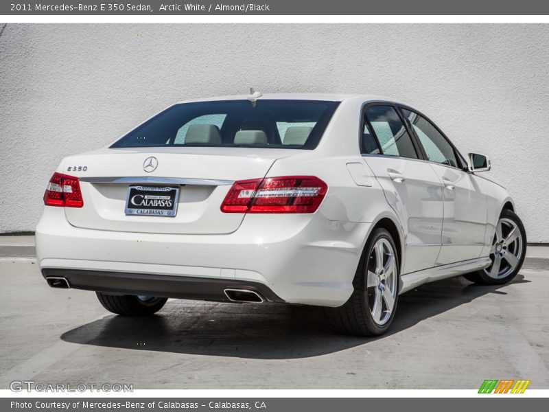 Arctic White / Almond/Black 2011 Mercedes-Benz E 350 Sedan