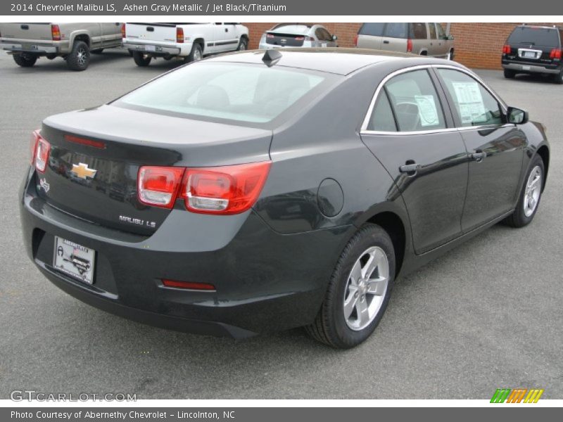 Ashen Gray Metallic / Jet Black/Titanium 2014 Chevrolet Malibu LS