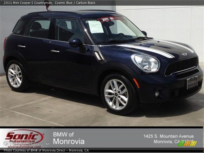 Cosmic Blue / Carbon Black 2011 Mini Cooper S Countryman