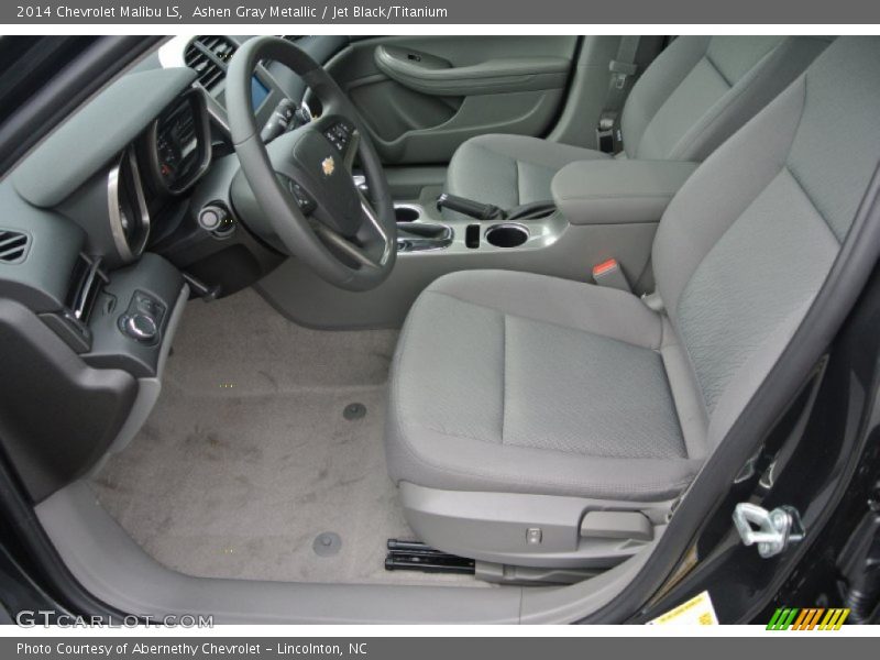 Ashen Gray Metallic / Jet Black/Titanium 2014 Chevrolet Malibu LS