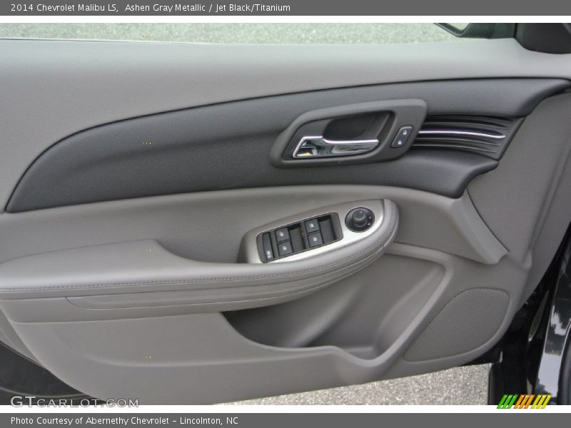 Ashen Gray Metallic / Jet Black/Titanium 2014 Chevrolet Malibu LS