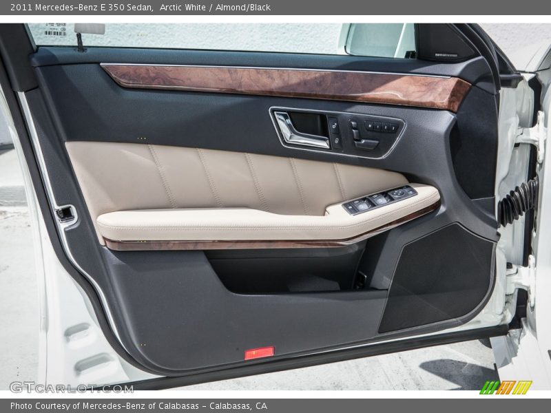 Arctic White / Almond/Black 2011 Mercedes-Benz E 350 Sedan
