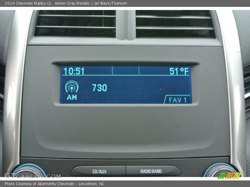 Ashen Gray Metallic / Jet Black/Titanium 2014 Chevrolet Malibu LS
