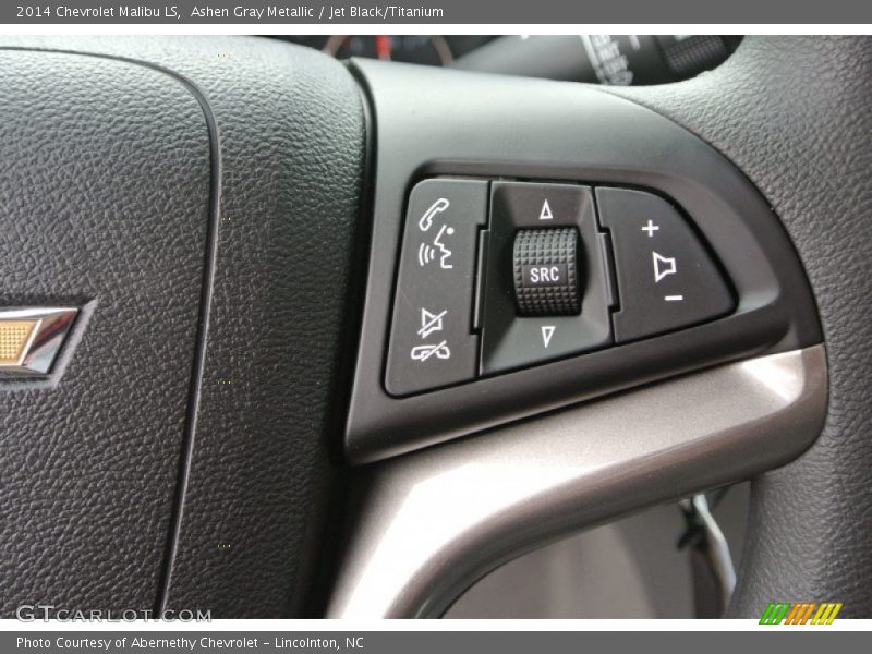 Ashen Gray Metallic / Jet Black/Titanium 2014 Chevrolet Malibu LS