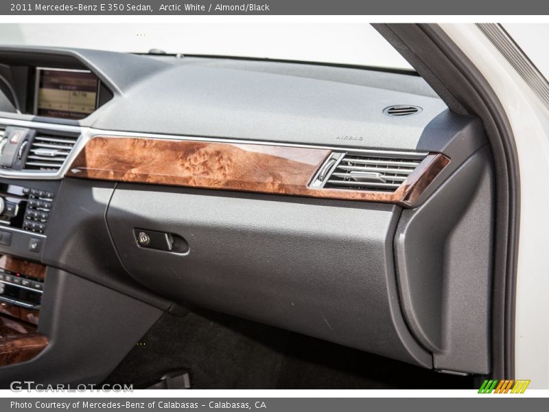 Arctic White / Almond/Black 2011 Mercedes-Benz E 350 Sedan