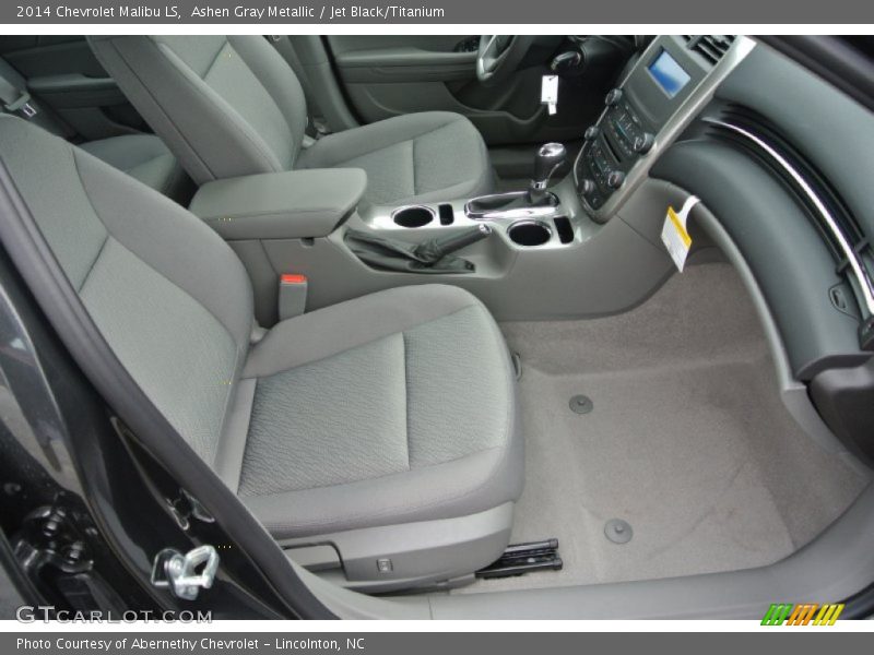 Ashen Gray Metallic / Jet Black/Titanium 2014 Chevrolet Malibu LS