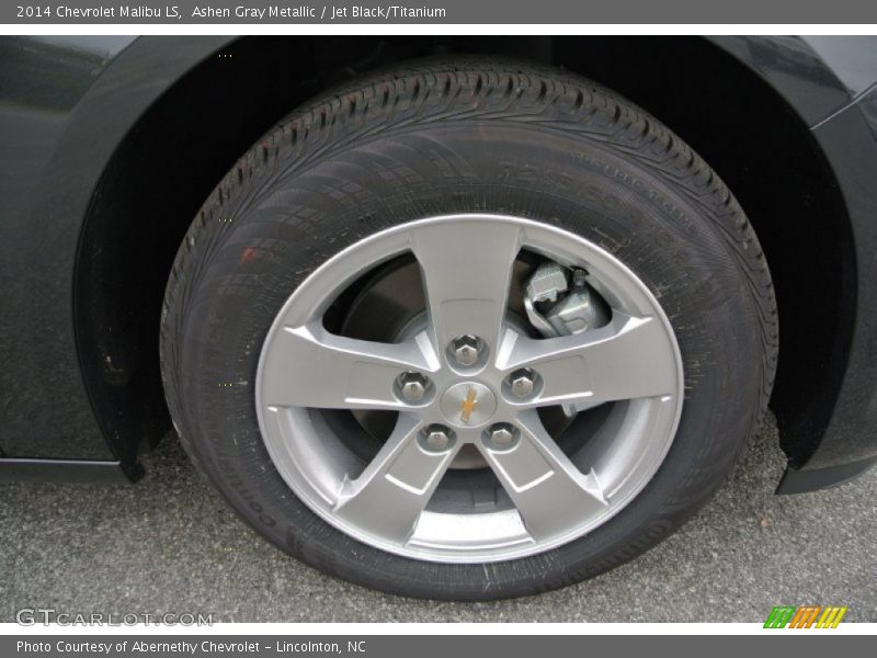 Ashen Gray Metallic / Jet Black/Titanium 2014 Chevrolet Malibu LS