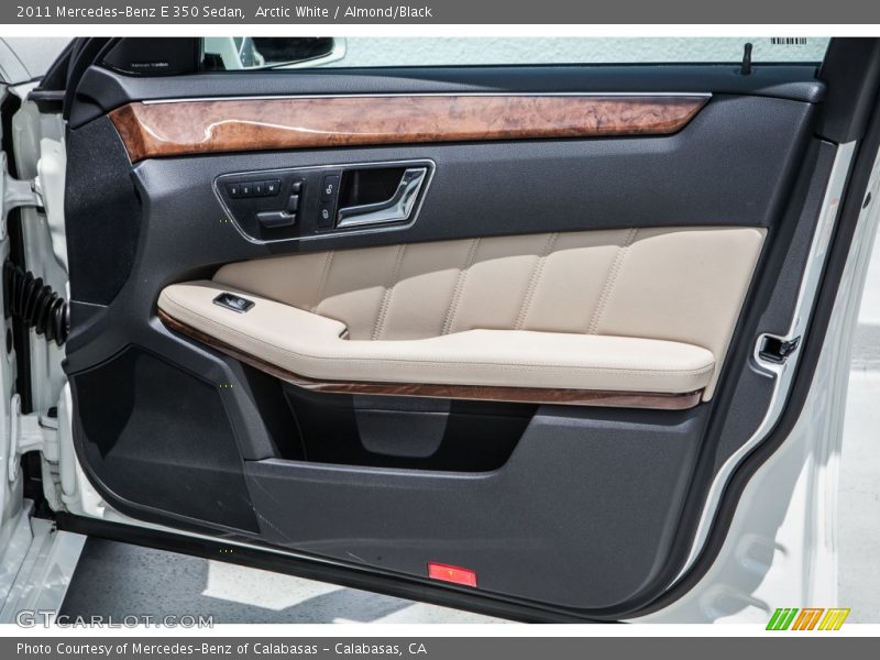 Arctic White / Almond/Black 2011 Mercedes-Benz E 350 Sedan
