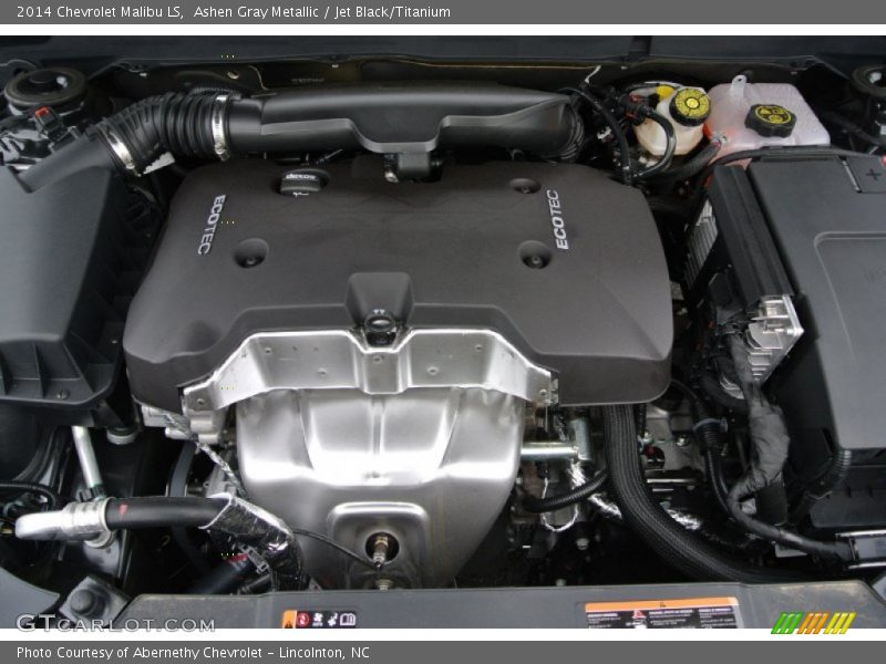 Ashen Gray Metallic / Jet Black/Titanium 2014 Chevrolet Malibu LS
