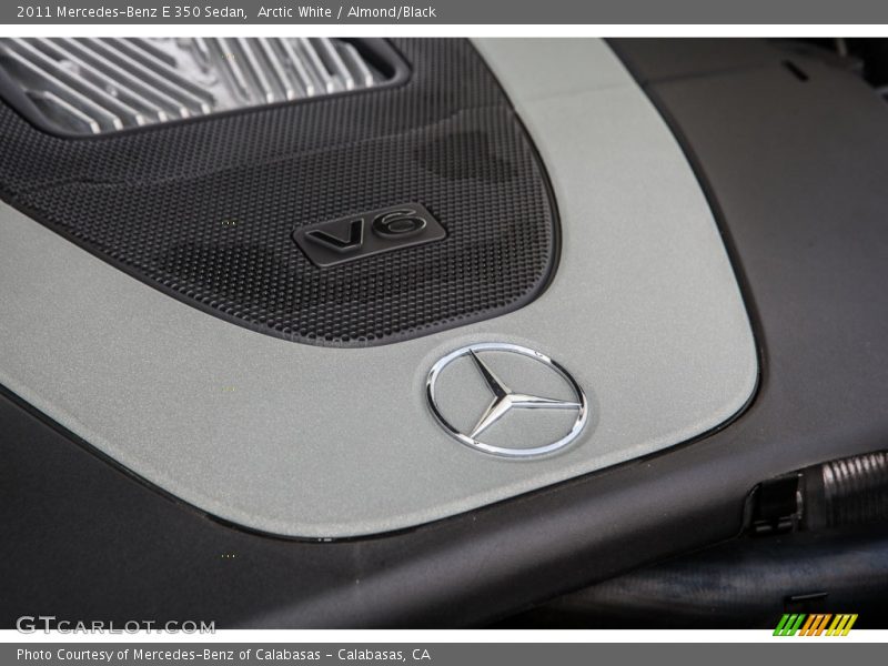Arctic White / Almond/Black 2011 Mercedes-Benz E 350 Sedan
