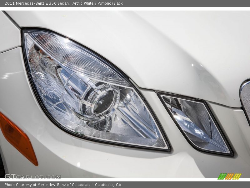 Arctic White / Almond/Black 2011 Mercedes-Benz E 350 Sedan