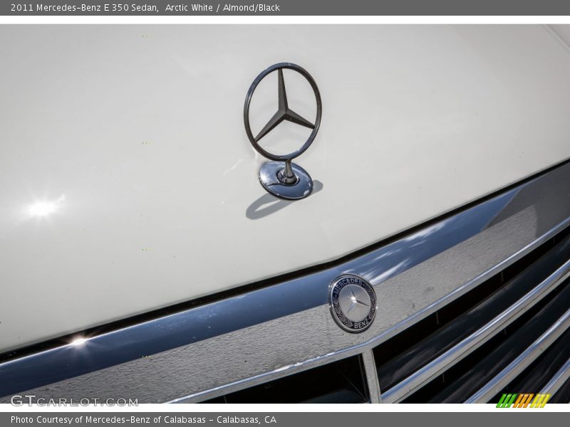 Arctic White / Almond/Black 2011 Mercedes-Benz E 350 Sedan