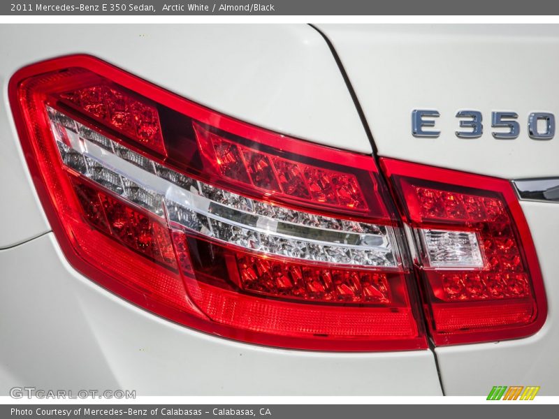 Arctic White / Almond/Black 2011 Mercedes-Benz E 350 Sedan
