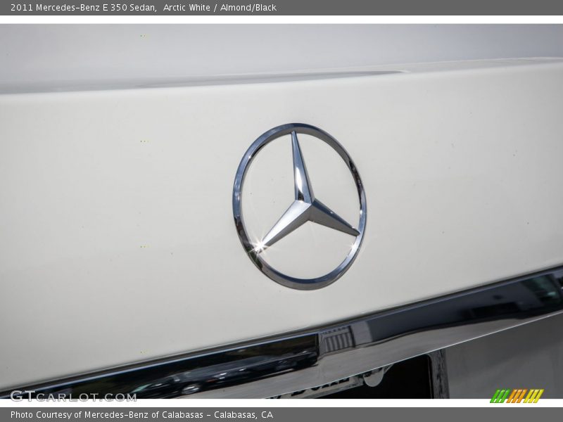 Arctic White / Almond/Black 2011 Mercedes-Benz E 350 Sedan