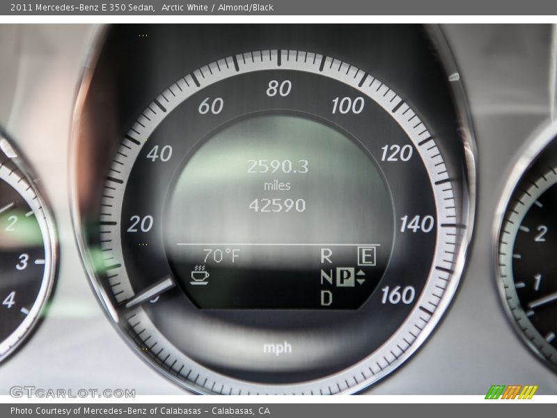 Arctic White / Almond/Black 2011 Mercedes-Benz E 350 Sedan