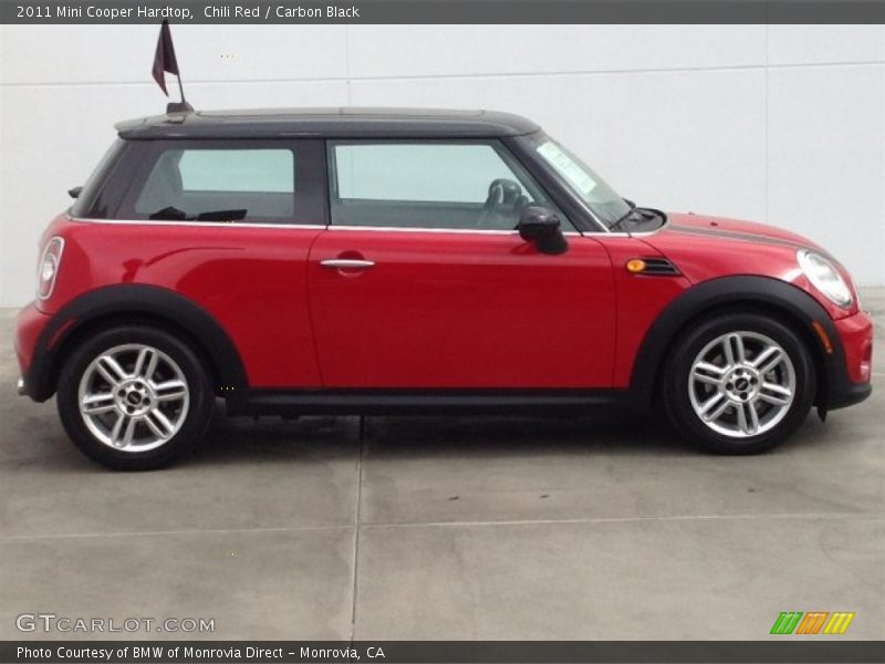 Chili Red / Carbon Black 2011 Mini Cooper Hardtop