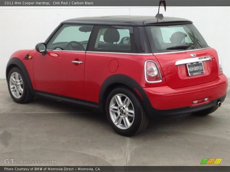 Chili Red / Carbon Black 2011 Mini Cooper Hardtop