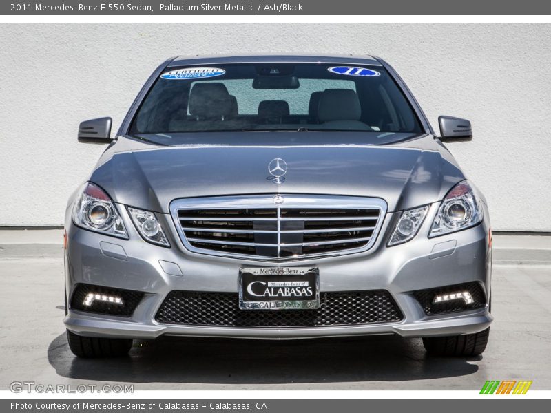 Palladium Silver Metallic / Ash/Black 2011 Mercedes-Benz E 550 Sedan