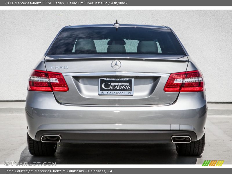 Palladium Silver Metallic / Ash/Black 2011 Mercedes-Benz E 550 Sedan