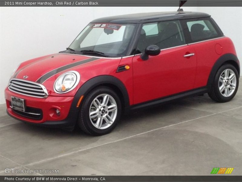 Chili Red / Carbon Black 2011 Mini Cooper Hardtop