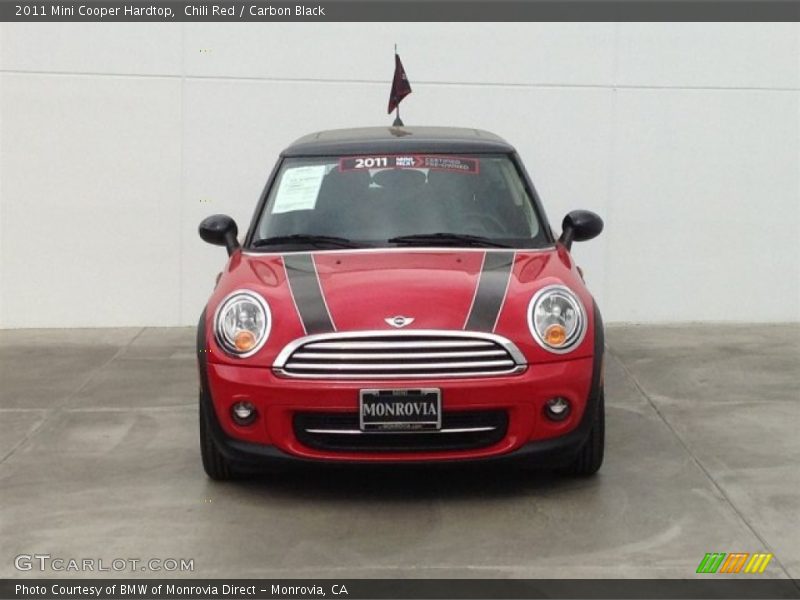Chili Red / Carbon Black 2011 Mini Cooper Hardtop
