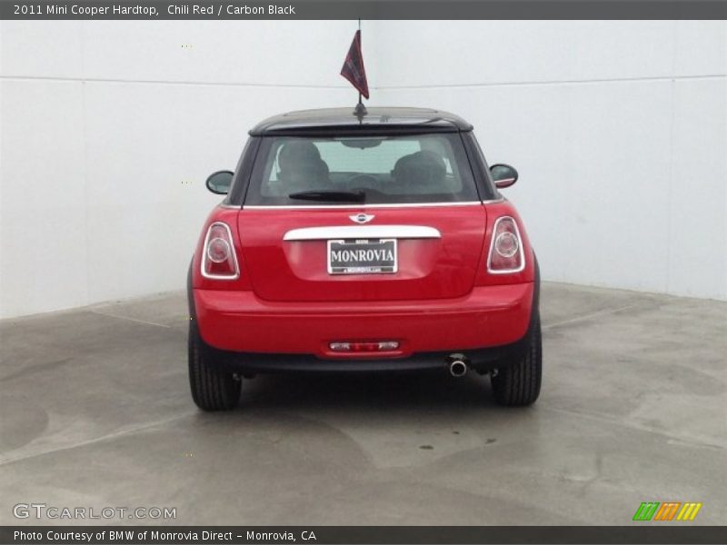 Chili Red / Carbon Black 2011 Mini Cooper Hardtop