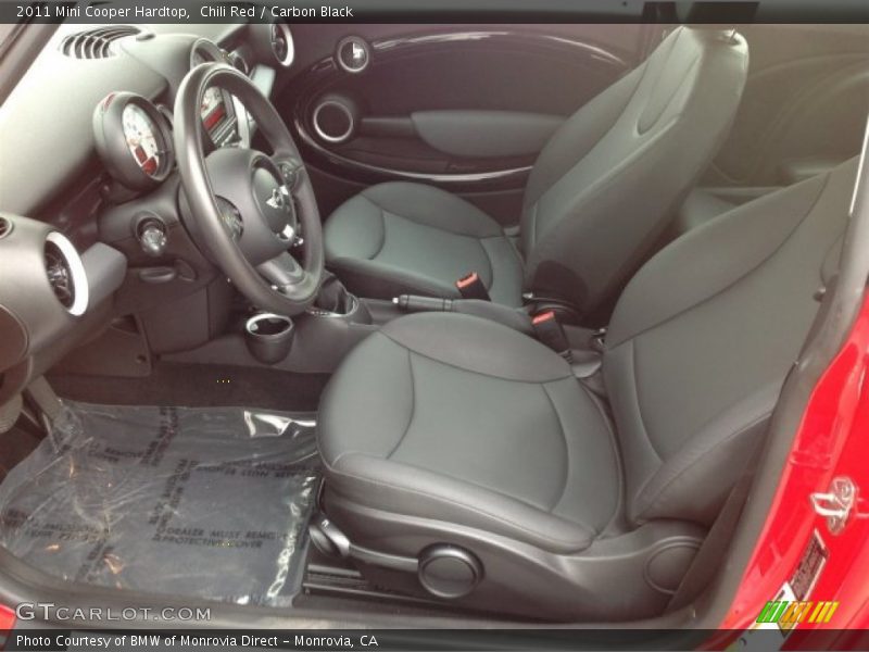 Chili Red / Carbon Black 2011 Mini Cooper Hardtop