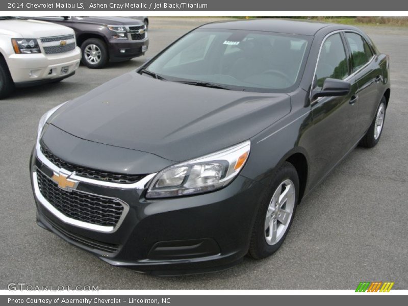 Ashen Gray Metallic / Jet Black/Titanium 2014 Chevrolet Malibu LS