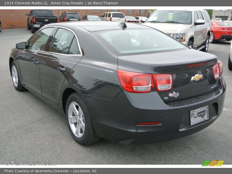 Ashen Gray Metallic / Jet Black/Titanium 2014 Chevrolet Malibu LS