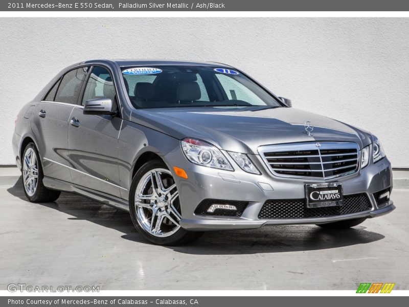 Palladium Silver Metallic / Ash/Black 2011 Mercedes-Benz E 550 Sedan