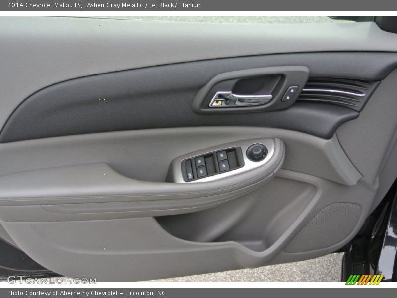 Ashen Gray Metallic / Jet Black/Titanium 2014 Chevrolet Malibu LS