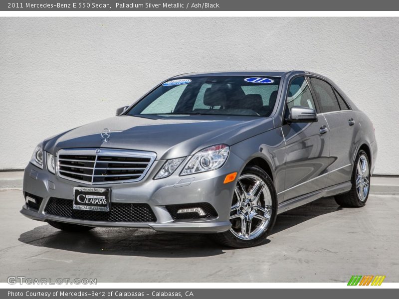 Palladium Silver Metallic / Ash/Black 2011 Mercedes-Benz E 550 Sedan