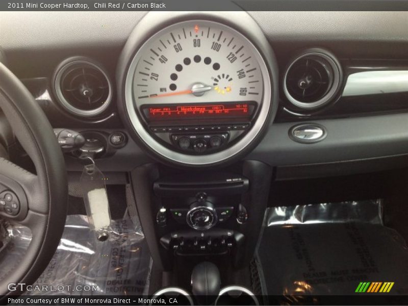 Chili Red / Carbon Black 2011 Mini Cooper Hardtop